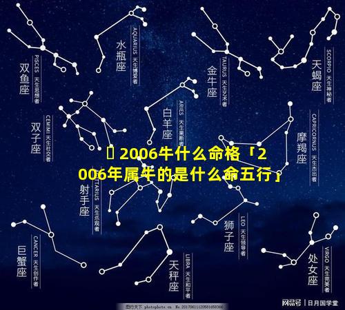 ☘ 2006牛什么命格「2006年属牛的是什么命五行」